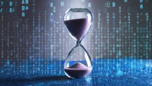 Hourglass and binary code